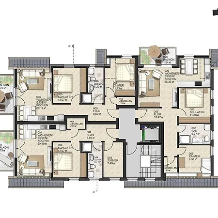 Haus Muschelsucher, Birkenstrasse 7a, App 1 *